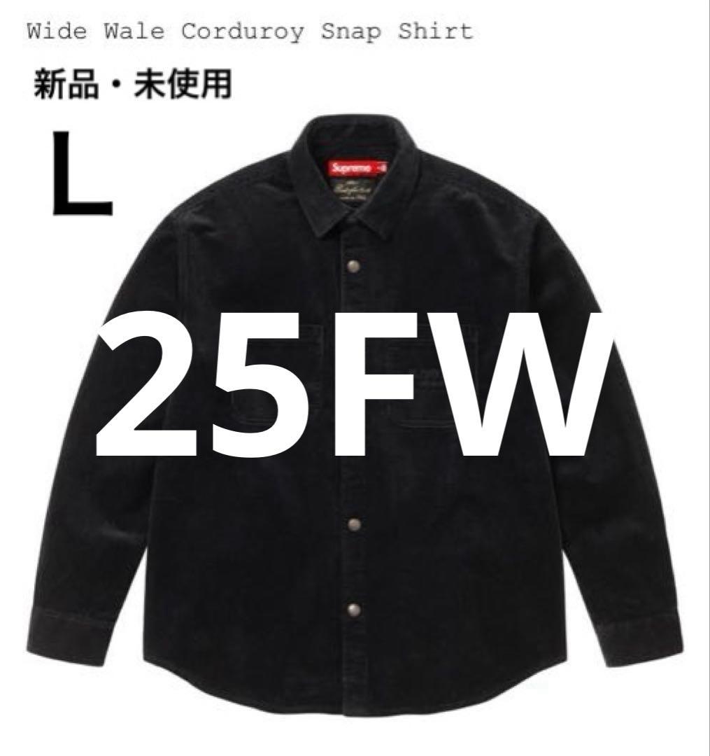 Supreme Wide Wale Corduroy Snap Shirt L - メルカリ