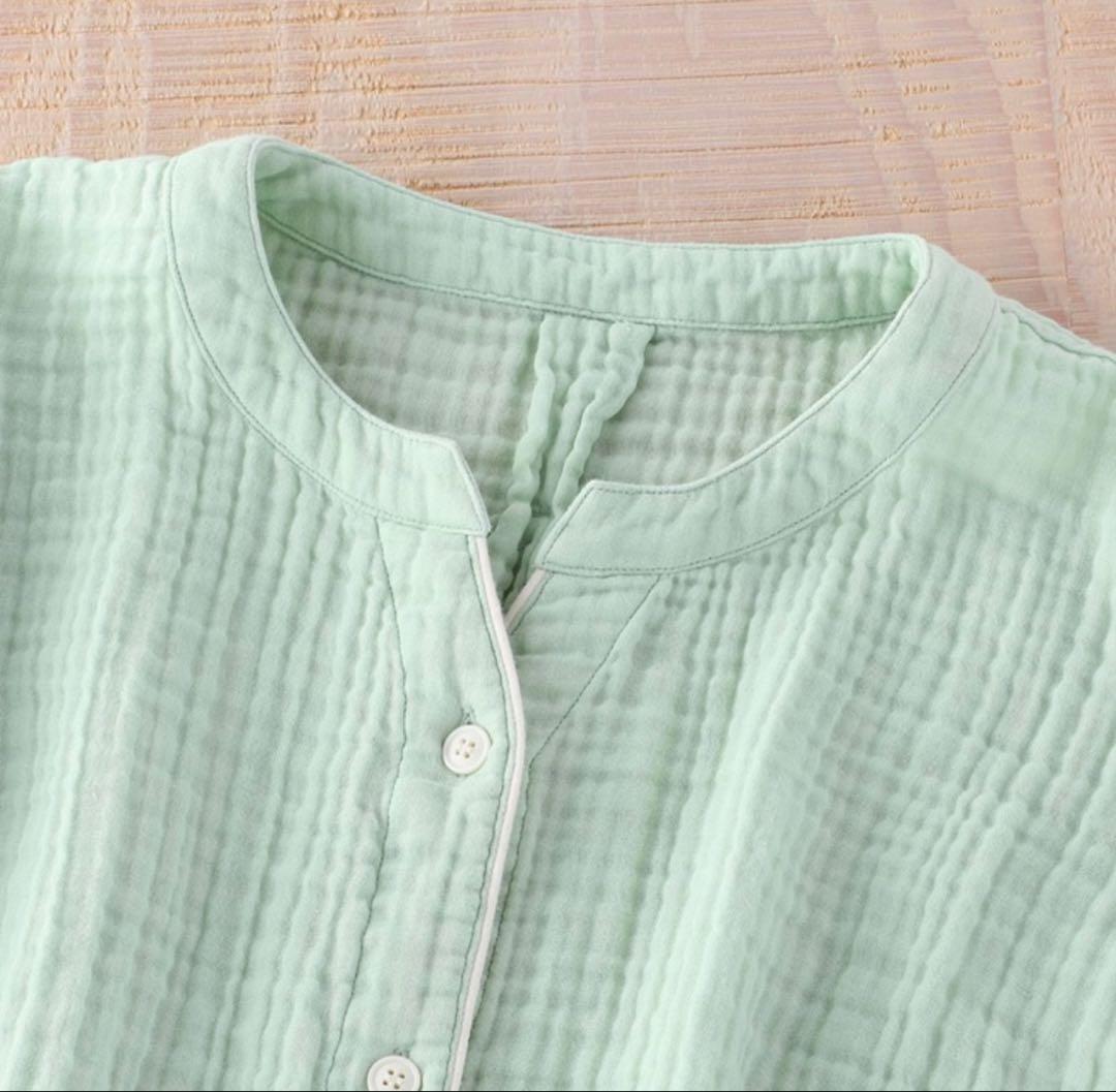 クレープガーゼ UCHINO カラー 半袖 レディース パジャマ