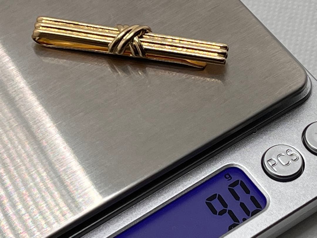 c023 希少美品ティファニー1992 シグネチャータイピン750