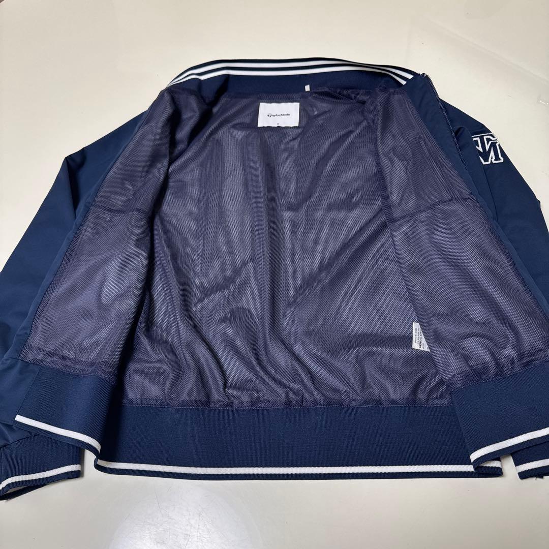 【TAYLOR MADE】☆裏メッシュ☆ジップアップジャケット☆ネイビーMサイズ
