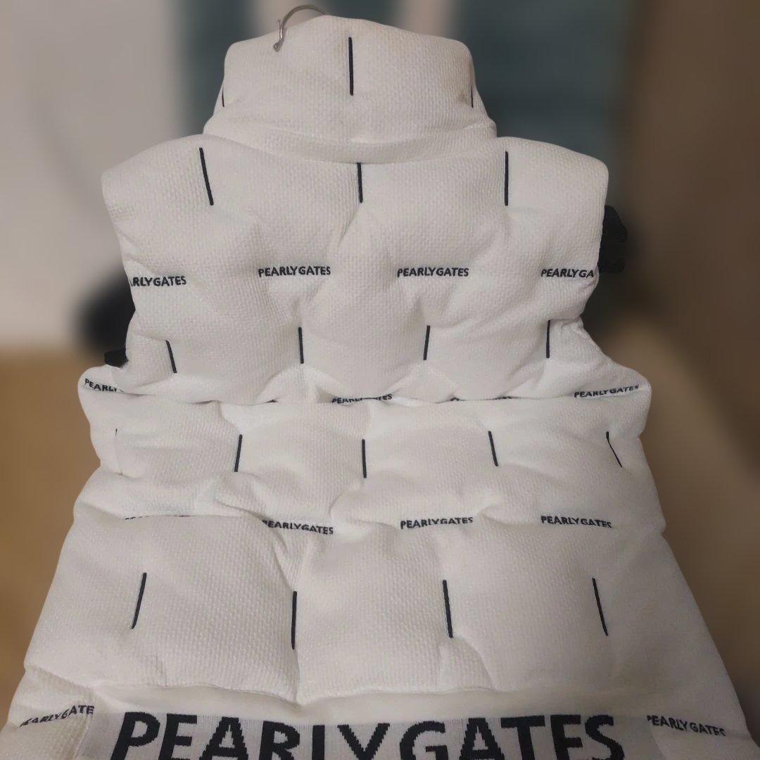 PEARLY GATES フード付きベスト ホワイト