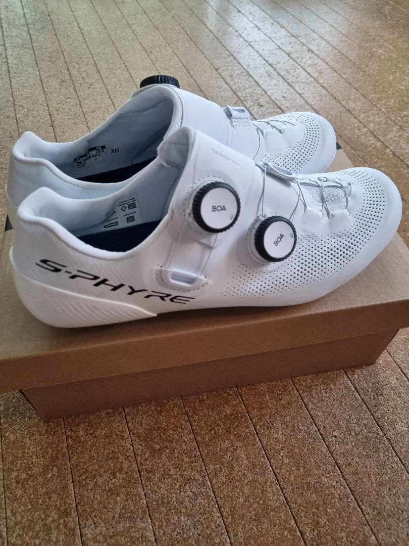 S-PHYRE RC903 ロードシューズ 40.5 25.5cm ワイド　白