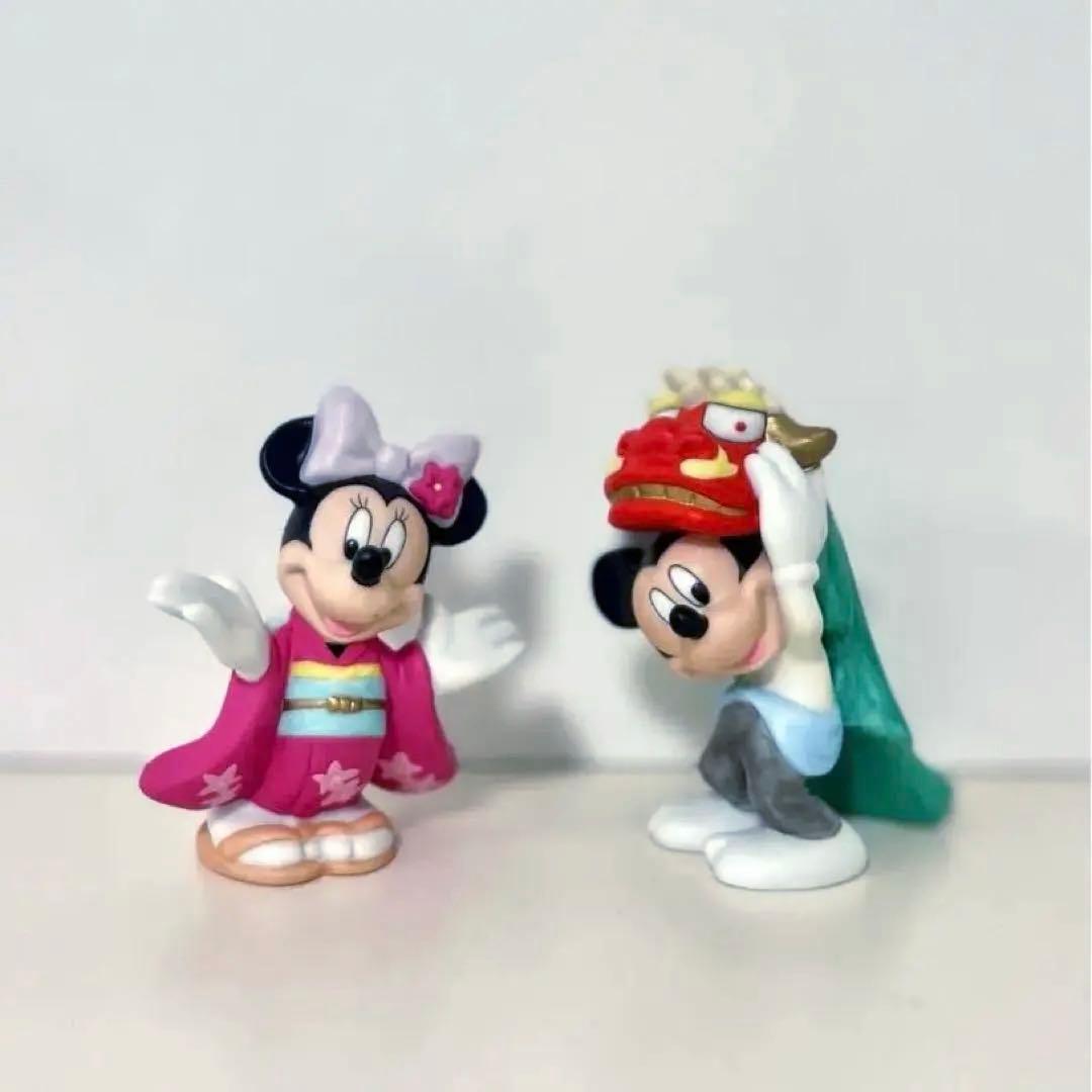 フィギュア ⑧ ミッキー ミニー 獅子舞正月飾り O111967896 快適