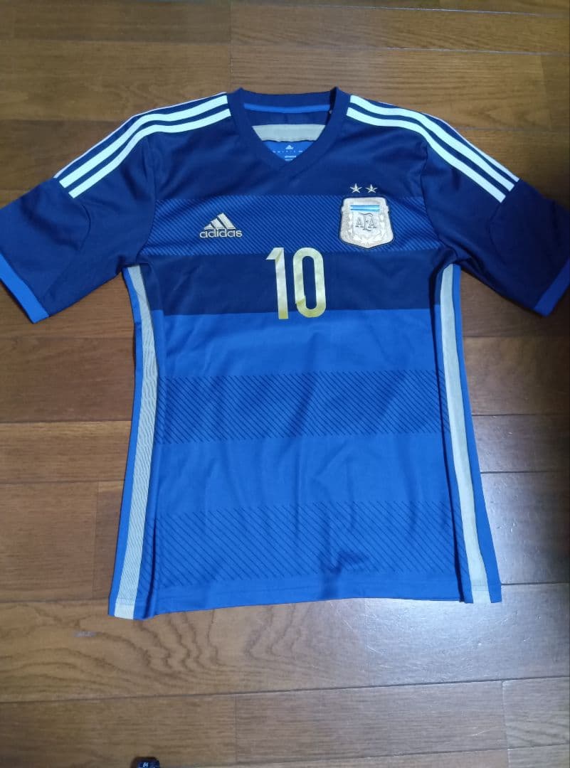 2014年 アルゼンチン代表 アウェイ メッシ 10番 正規品 当時物