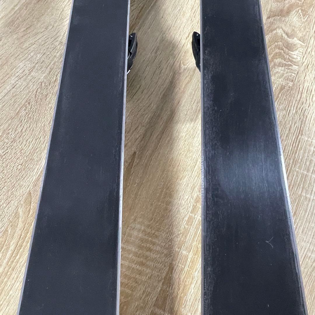 SALOMON162cm ROSSIGNOL26.5cmストック付きスキーセット