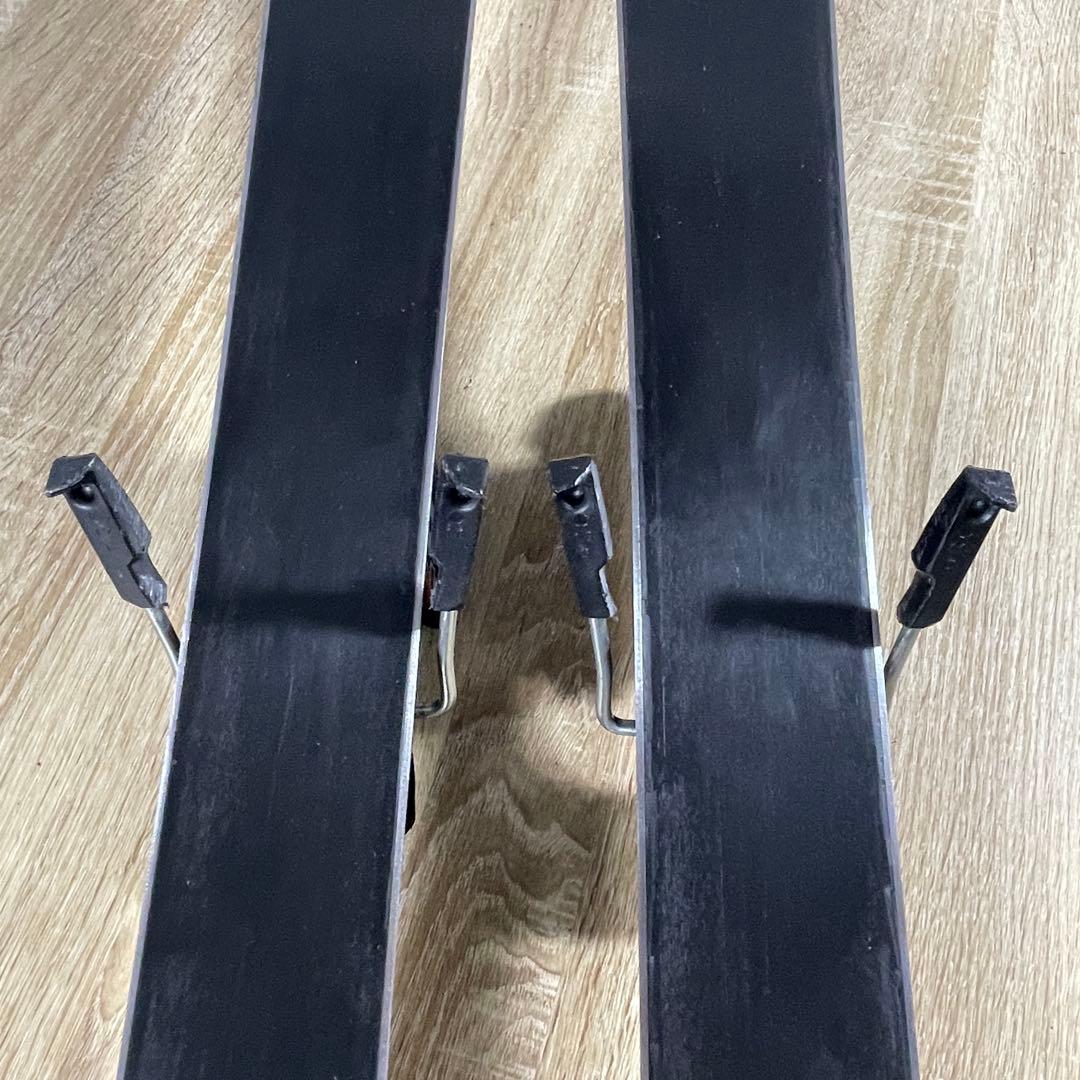 SALOMON162cm ROSSIGNOL26.5cmストック付きスキーセット