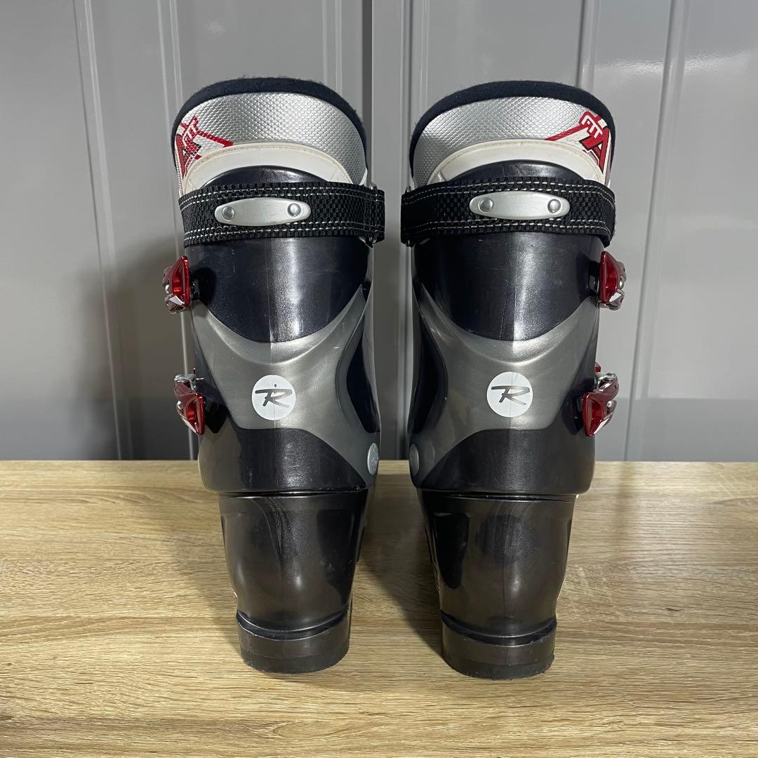 SALOMON162cm ROSSIGNOL26.5cmストック付きスキーセット