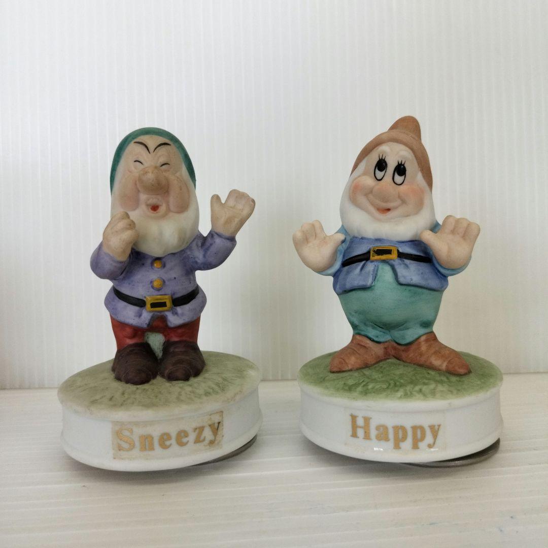 白雪姫と7人の小人 オルゴール 陶器 - メルカリ