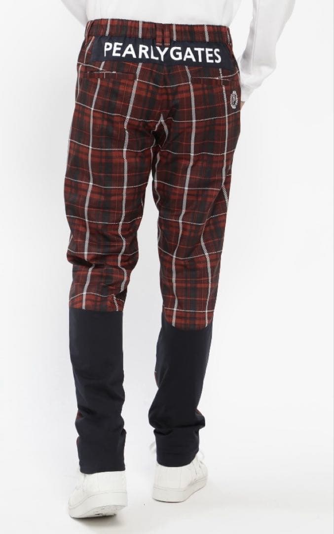 新品 パーリーゲイツ タフレックスサーモトロンラジポカ パンツ(6)LL/茶