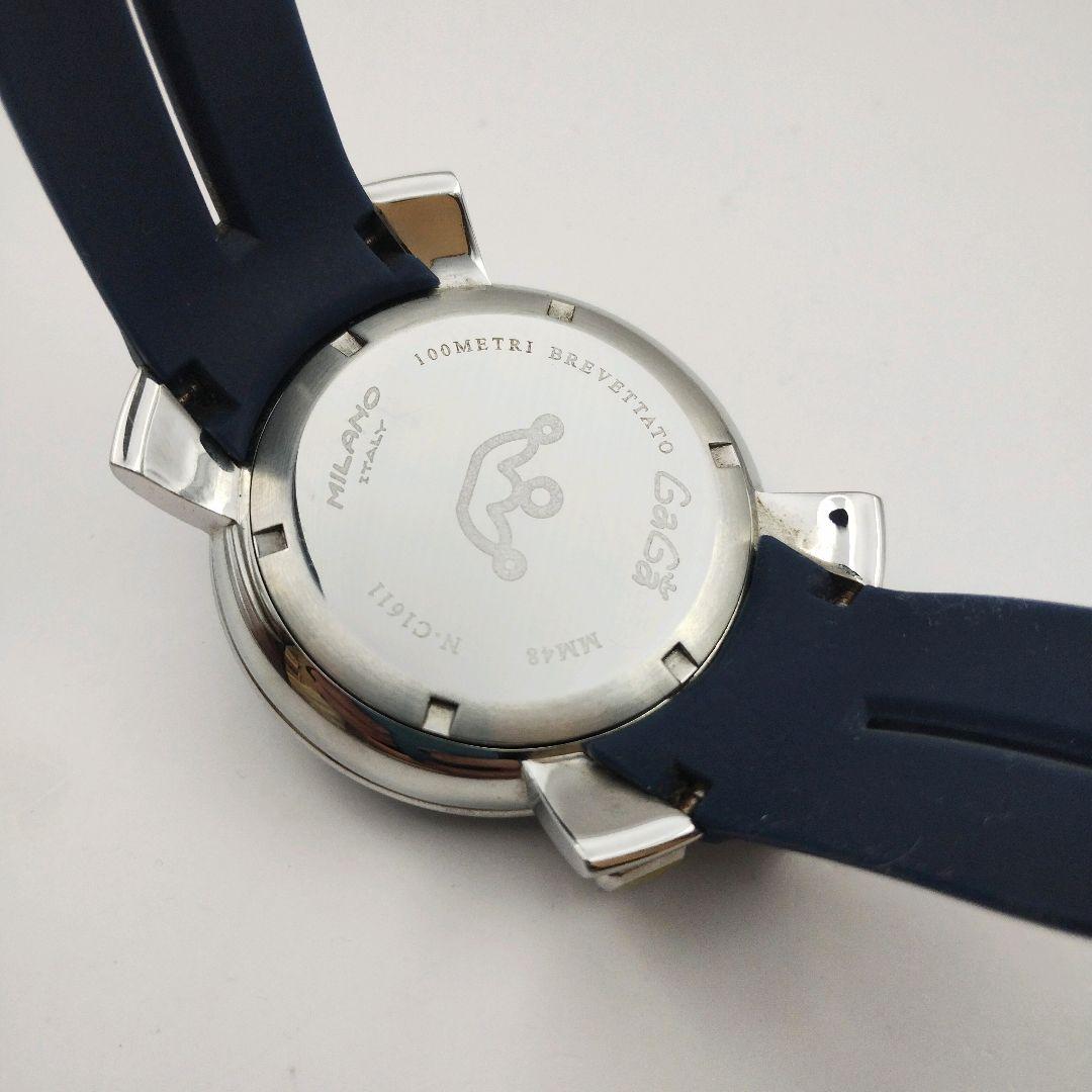 ジャンク】不動品 ガガミラノ マヌアーレ クロノグラフ MM48 腕時計