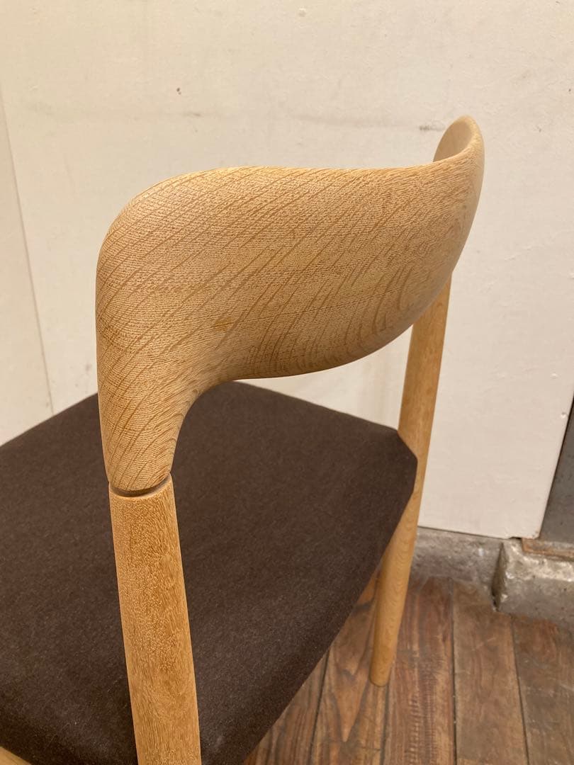 ヴィンテージ オーク材 ダイニングチェア2脚 北欧モダン アンティーク 民芸