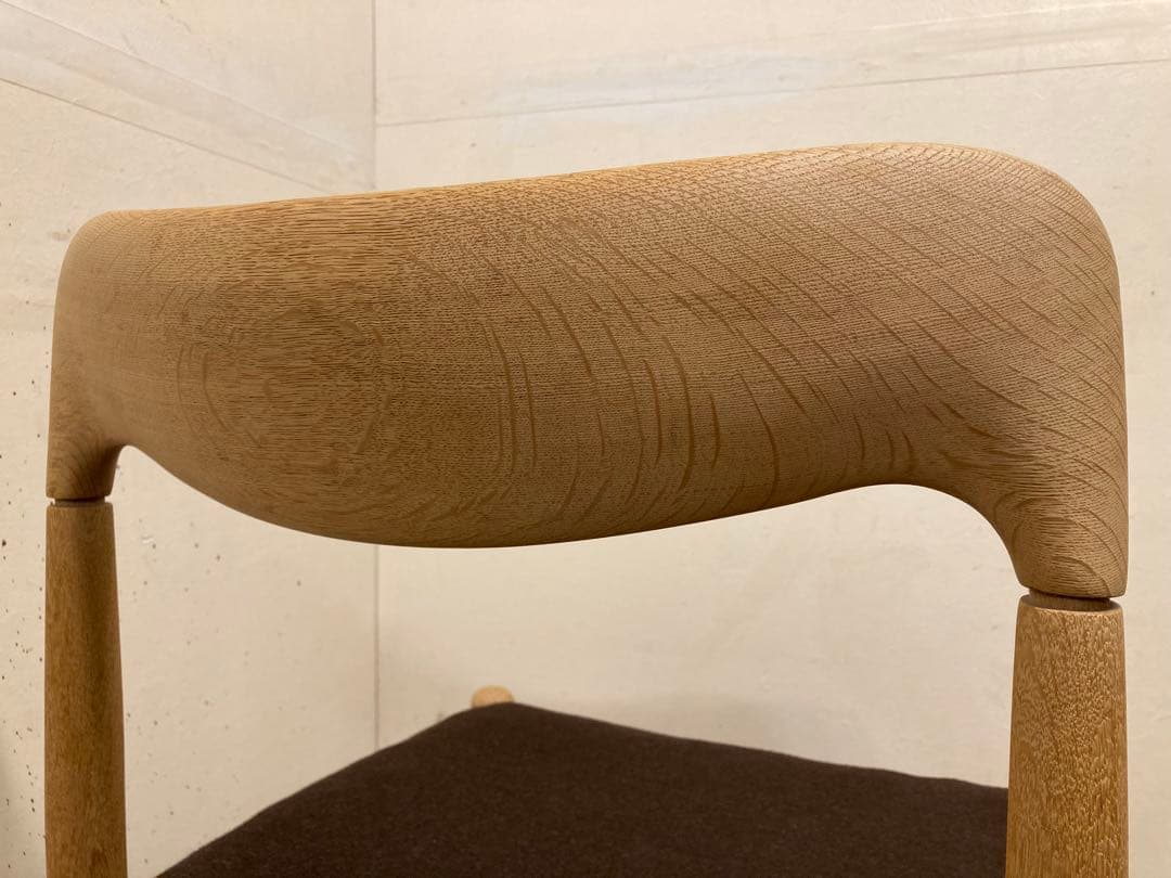 ヴィンテージ オーク材 ダイニングチェア2脚 北欧モダン アンティーク 民芸