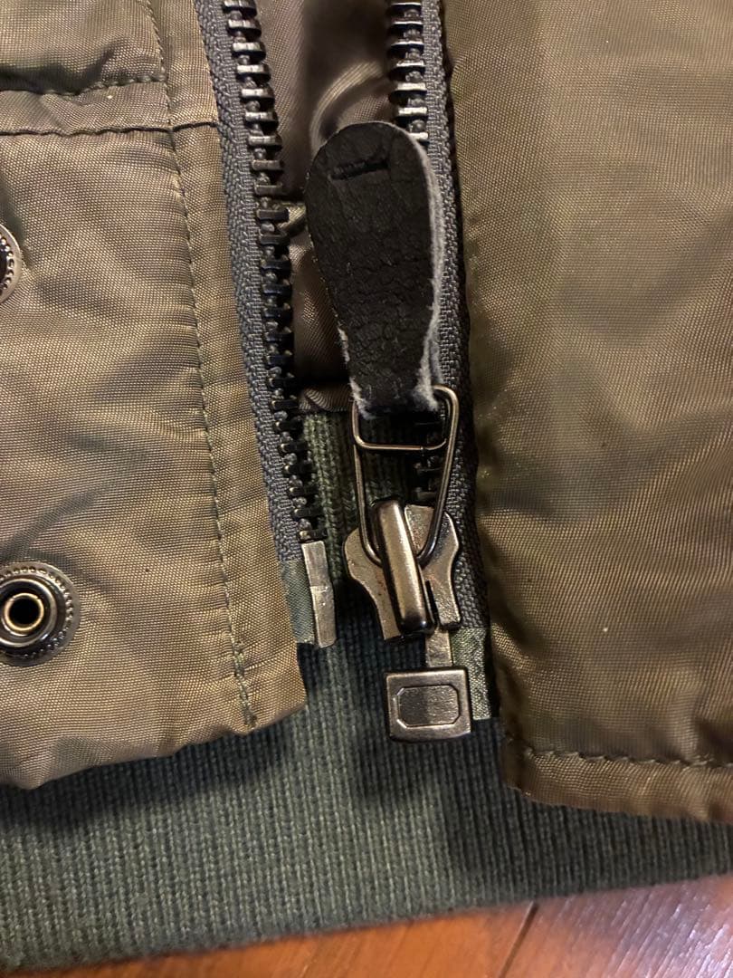 AVIREX バックロゴ N-2B エコファーモデル フライトジャケット L