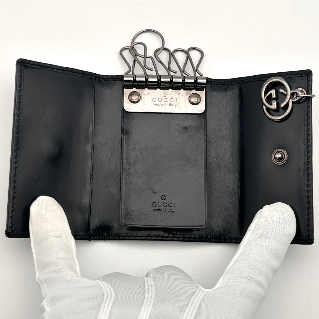 美品✨ GUCCI グッチ GG インプリメ レザー 6連 キーケース