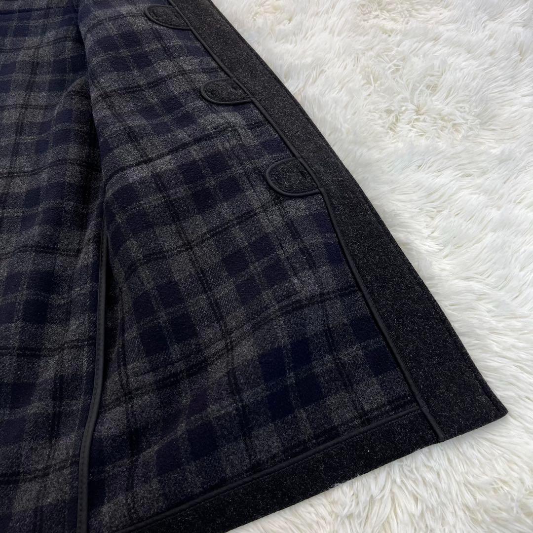 極美品✨英国製　グローバーオール　ダッフルコート　ブラック　Lサイズ