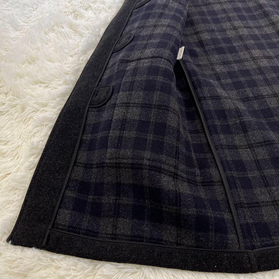 極美品✨英国製　グローバーオール　ダッフルコート　ブラック　Lサイズ