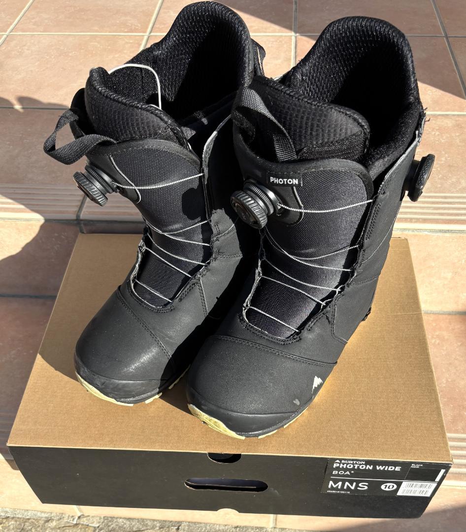 スノーボード BURTON PHOTON BOA WIDE BLACK 28cm