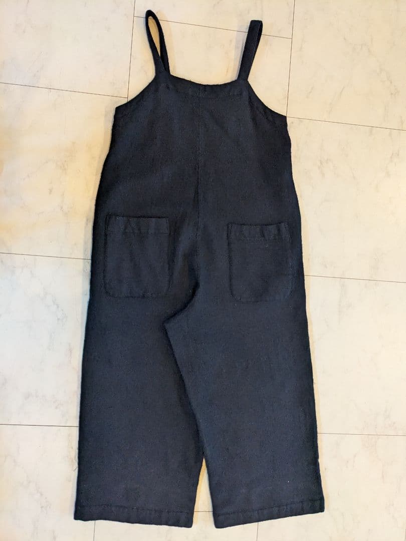 Vlas Blomme 縮絨ウールサロペット