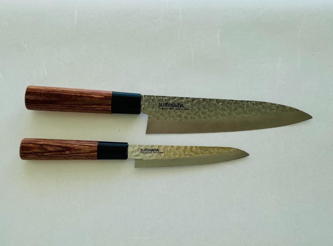 【牛刀＆ペティナイフ】槌目包丁　ITADACI　岐阜・関市【最強2本セット】