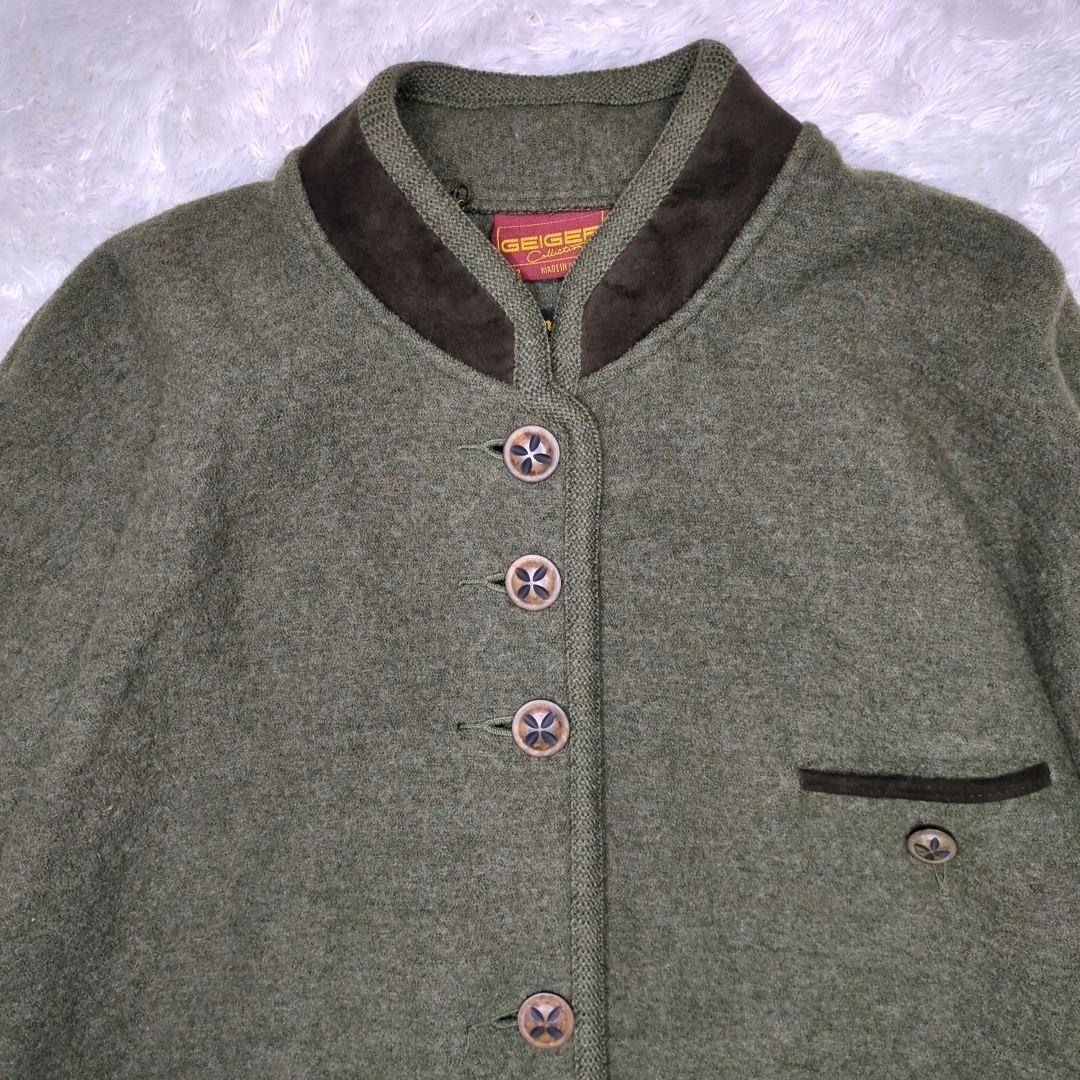 購入者様決定✨GEIGEIR ガイガー ウール マント ゆったりニット ポンチョ