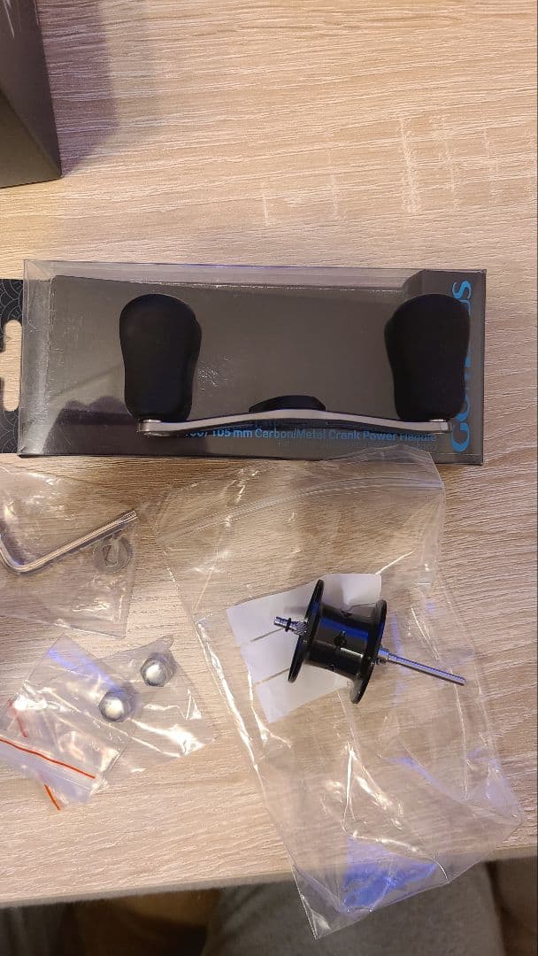 20メタニウム KTFネオスプール&IXAメカニカルノブ、ゴメクサスハンドル