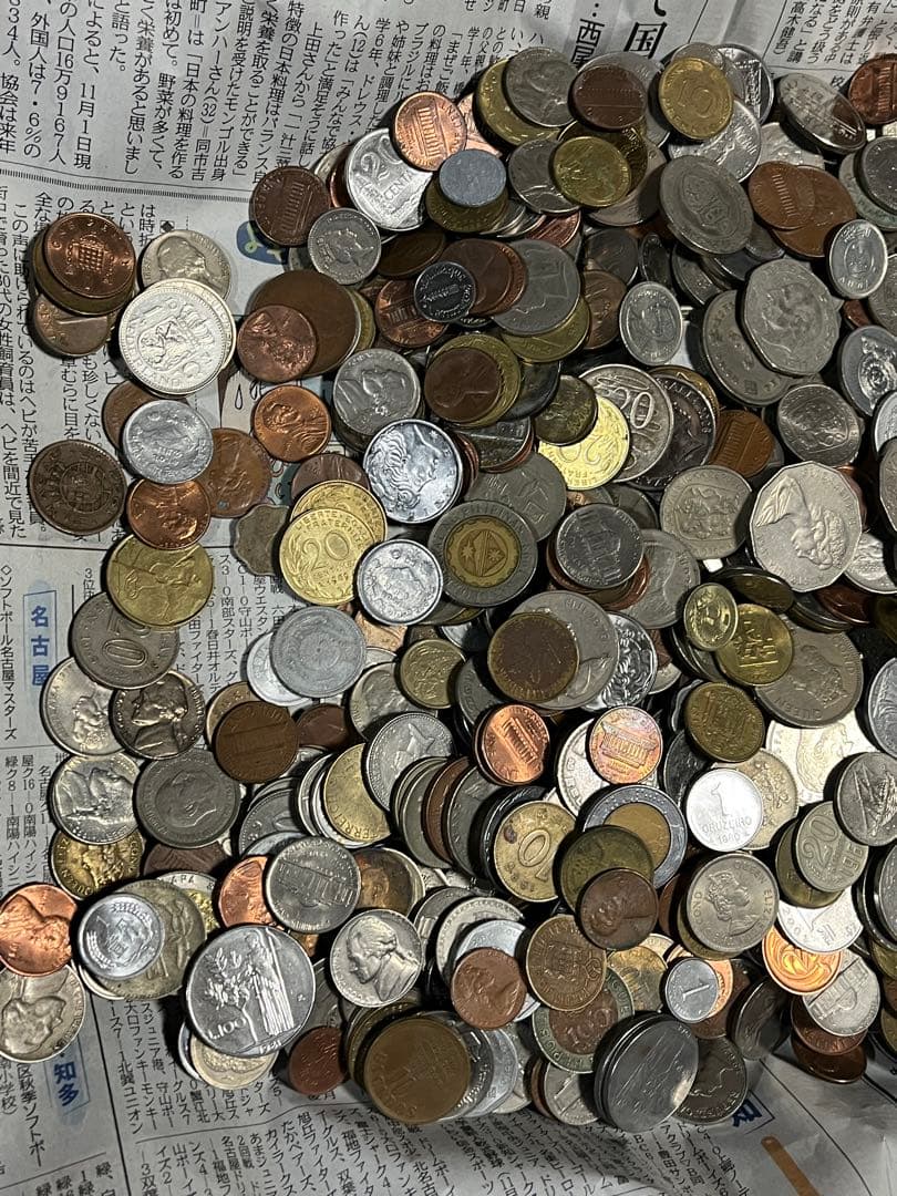 s*n様 5.7kg 外国 まとめて 外国銭  硬貨 古銭 貨幣 大