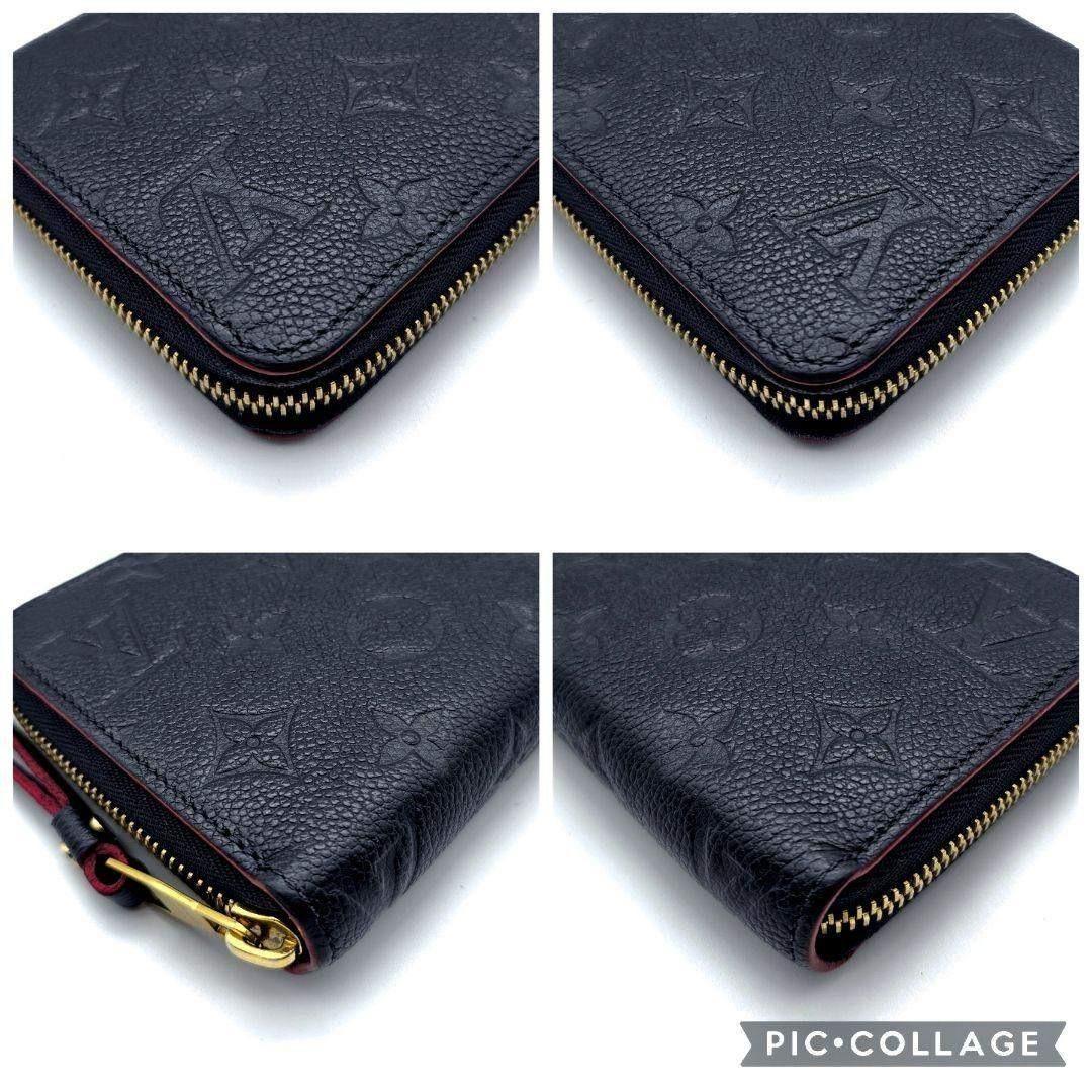 ルイヴィトン　ジッピーウォレット　アンプラント　長財布　マリーヌルージュ　304