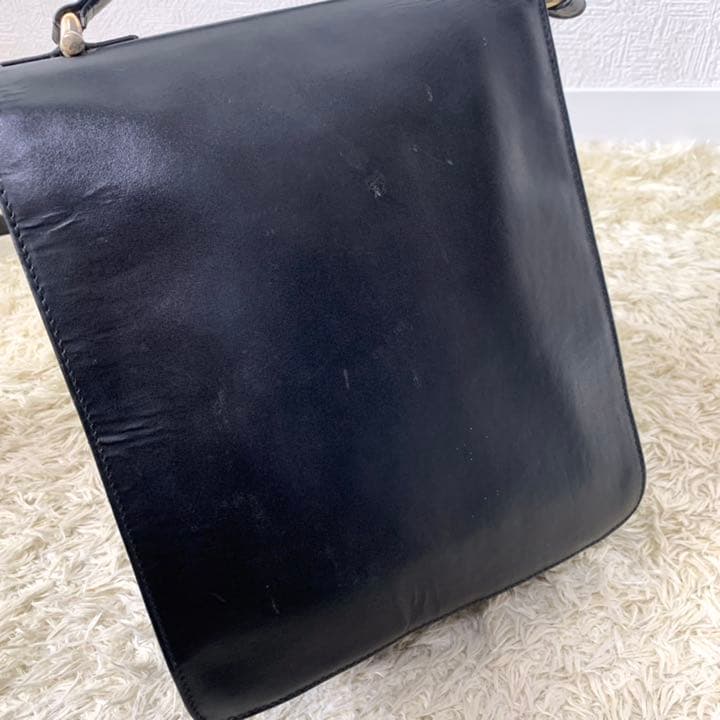 カルティエ ショルダーバッグ 2way マストライン レザー 黒 斜め掛け