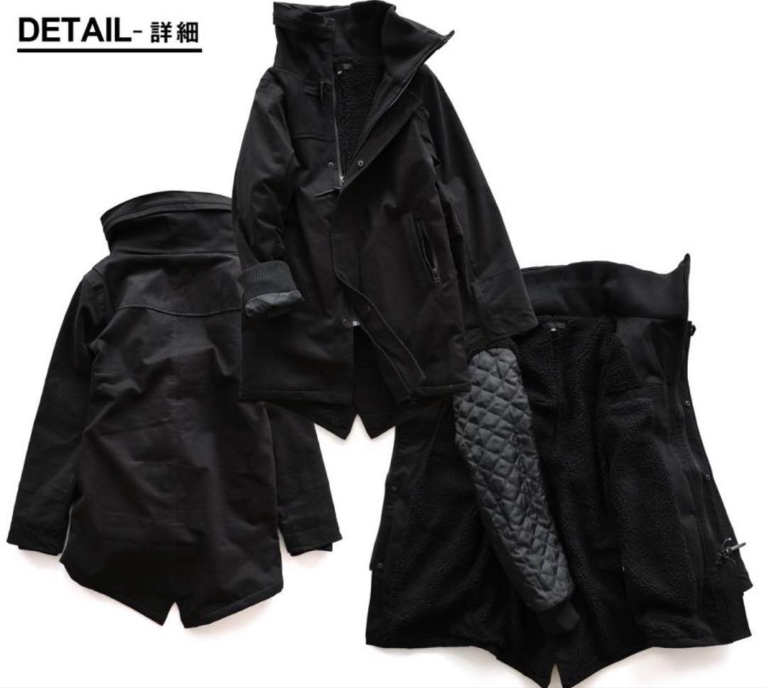 PATY・ALISTAIR 男女兼用モッズコート メンズL（レディースXL相当