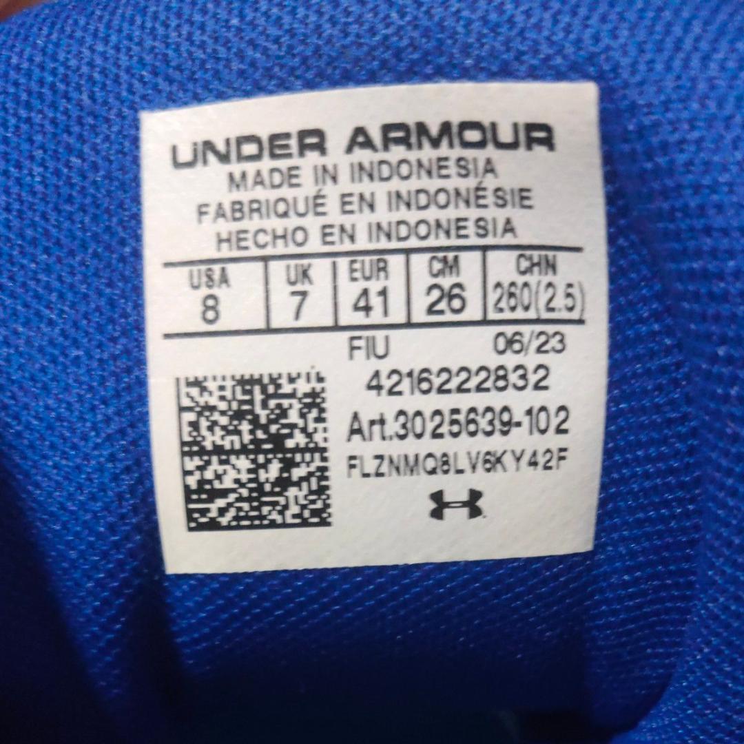 UNDER ARMOUR　アンダーアーマー アメフト用スパイク 26cm　#87