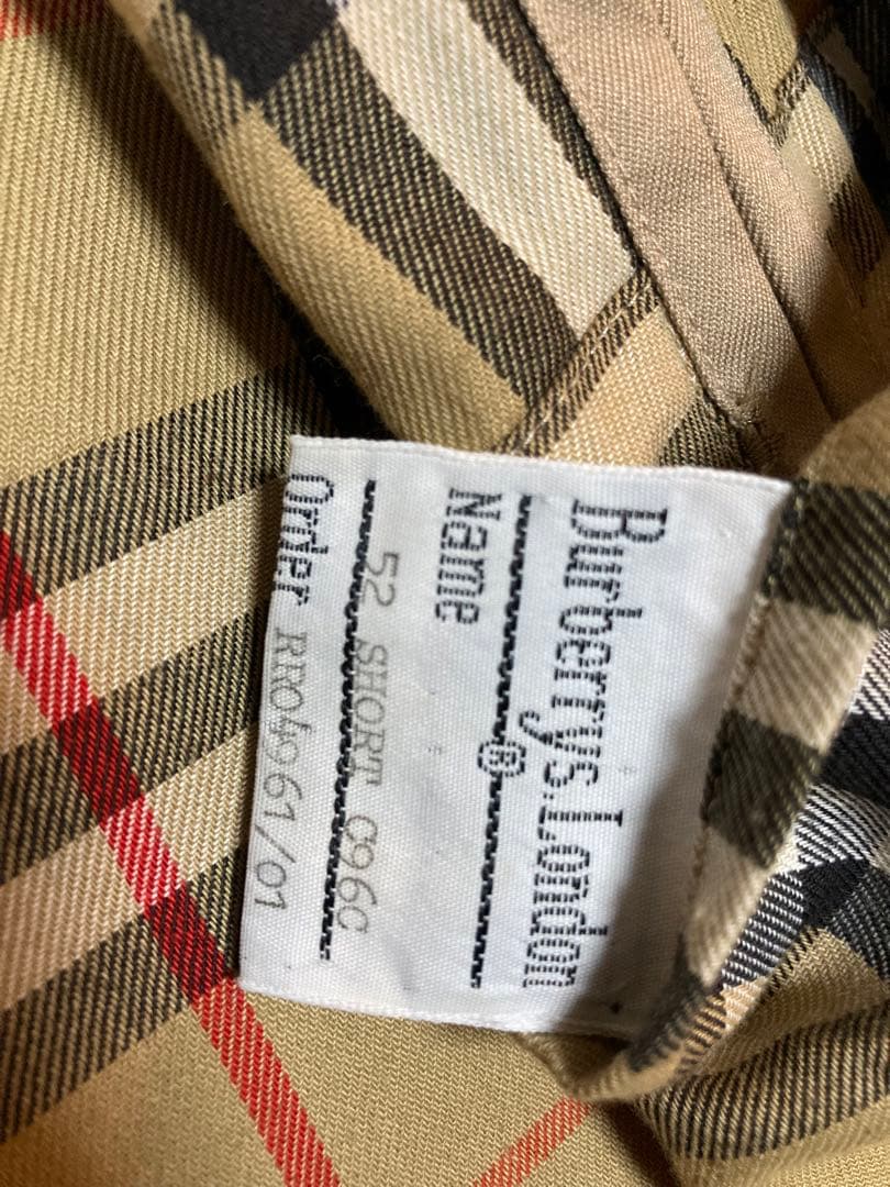 バーバリーズ　ノバチェック　コート