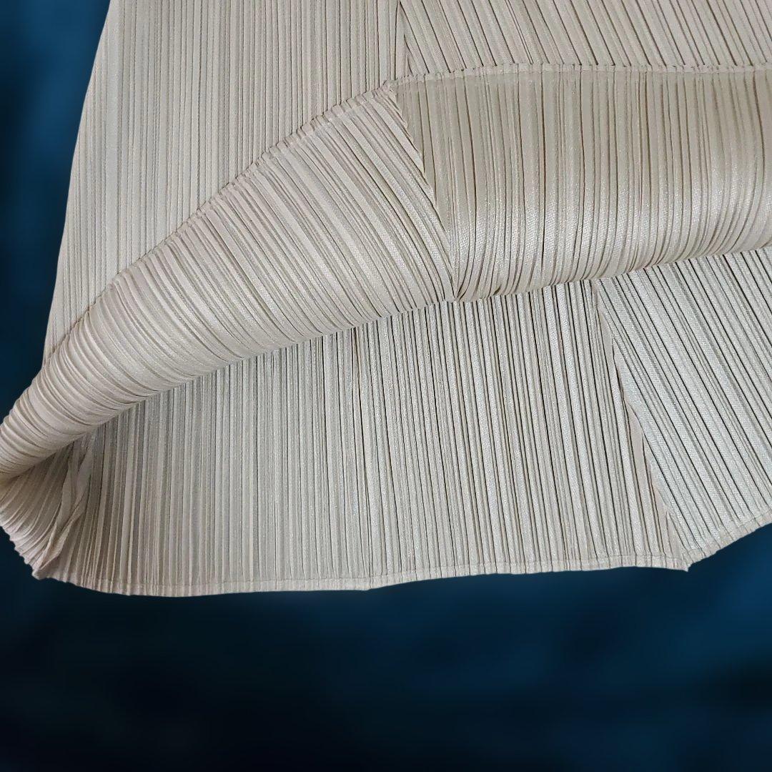 プリーツプリーズ　スカート ベージュ