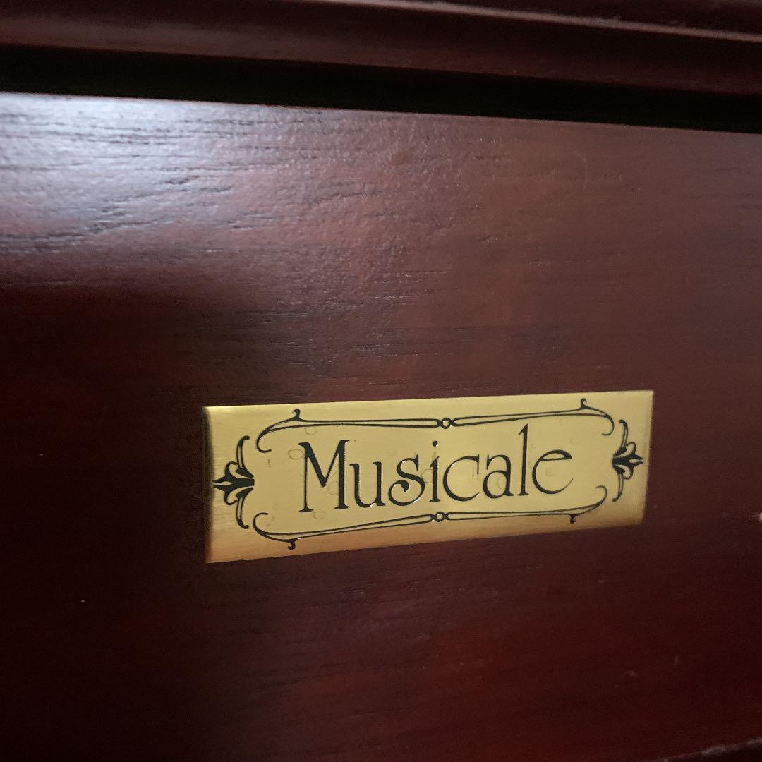 【Sankyo】希少‼️特大アンティークジュエリーケースオルゴール