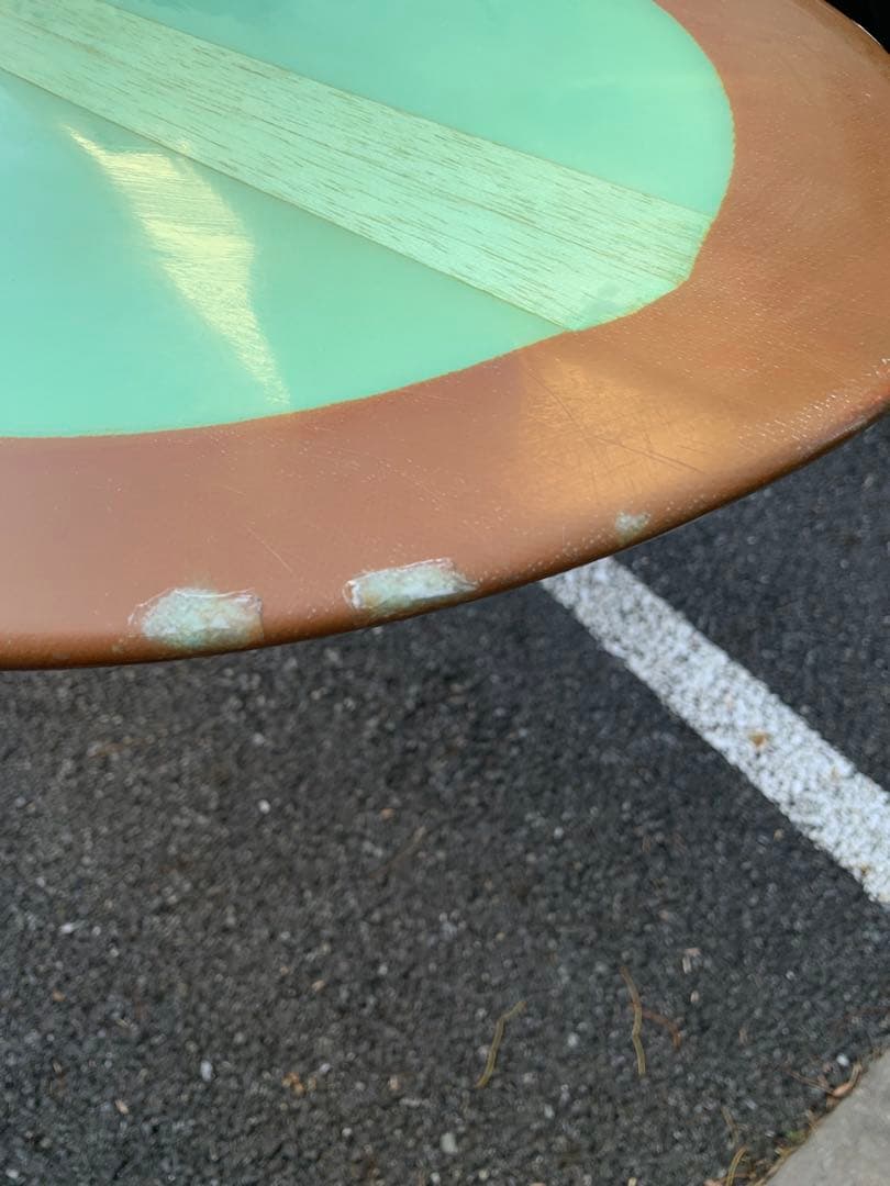 Creme Fat Cat 9.8 リーシュ　フィン　ハードケース付き