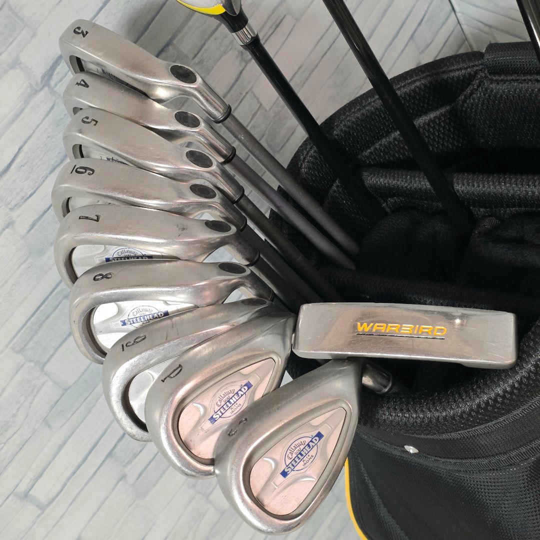 キャロウェイ ウォーバード ゴルフクラブメンズセット フルセット R 右