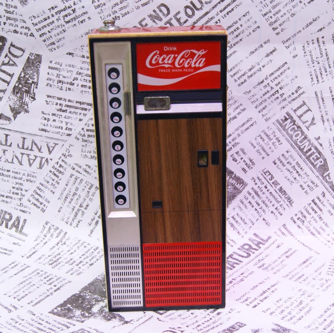 激レア 非売品コカコーラ自動販売機型ラジオ 動作品
