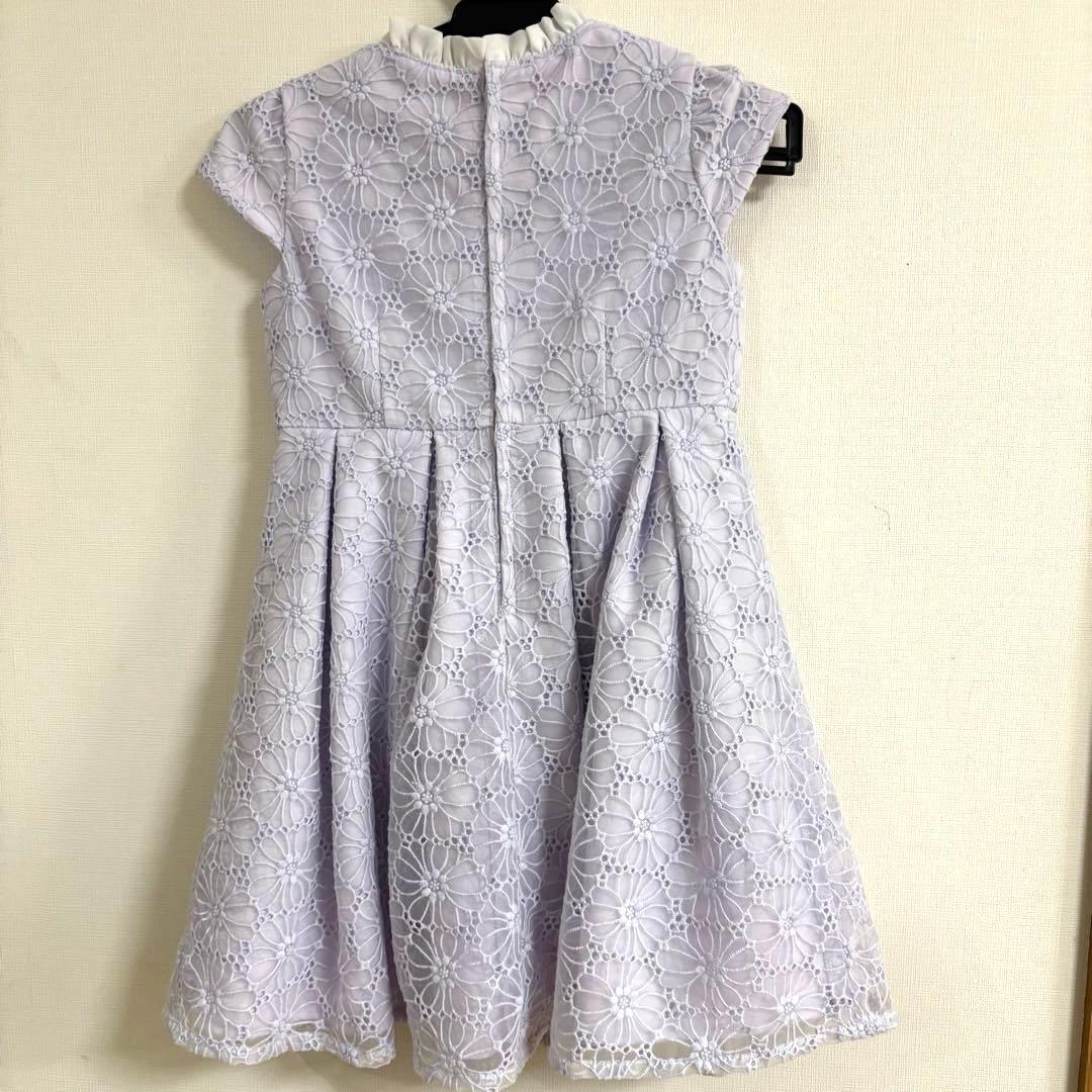 プティマイン セレモニー　ドレス　スーツ　ラベンダー花柄　コサージュ110cm