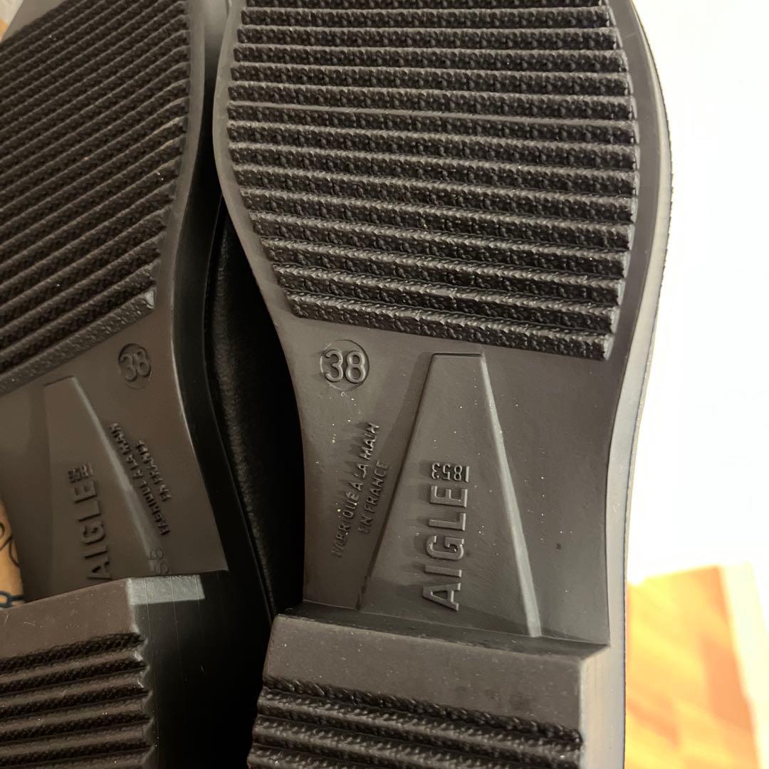 お約束済み❣️AIGLE エーグル　レインブーツ　ロングブーツ　ヒール　38