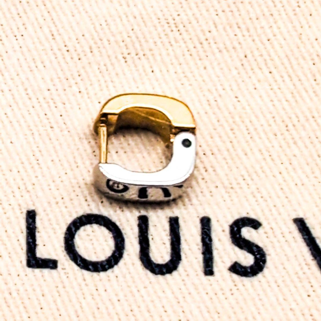 ルイヴィトン M00397 ブックルドレイユ ナノグラム ピアス 片耳 3.5