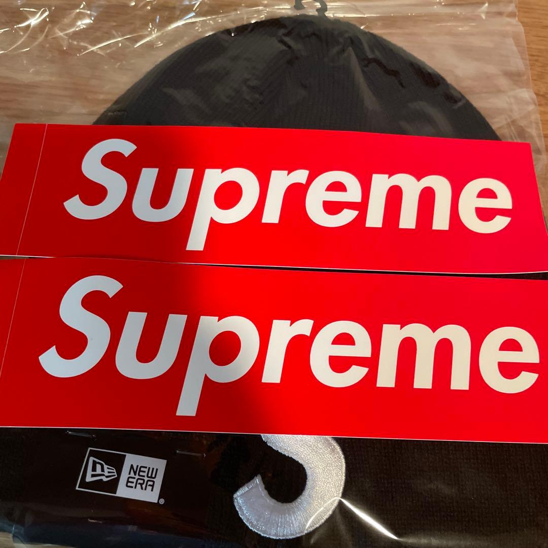 帽子 Supreme 24FW New Era S Logo Beanie Black