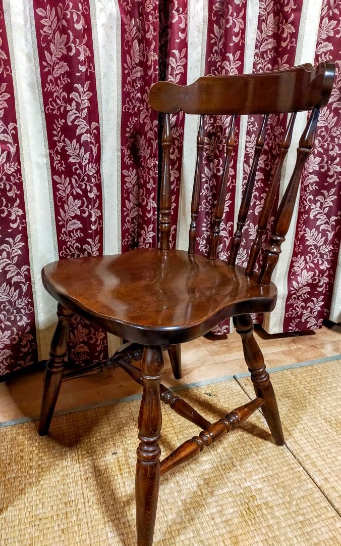 飛騨産業 キツツキマーク ダイニングチェア スティックバック ウィンザーチェア