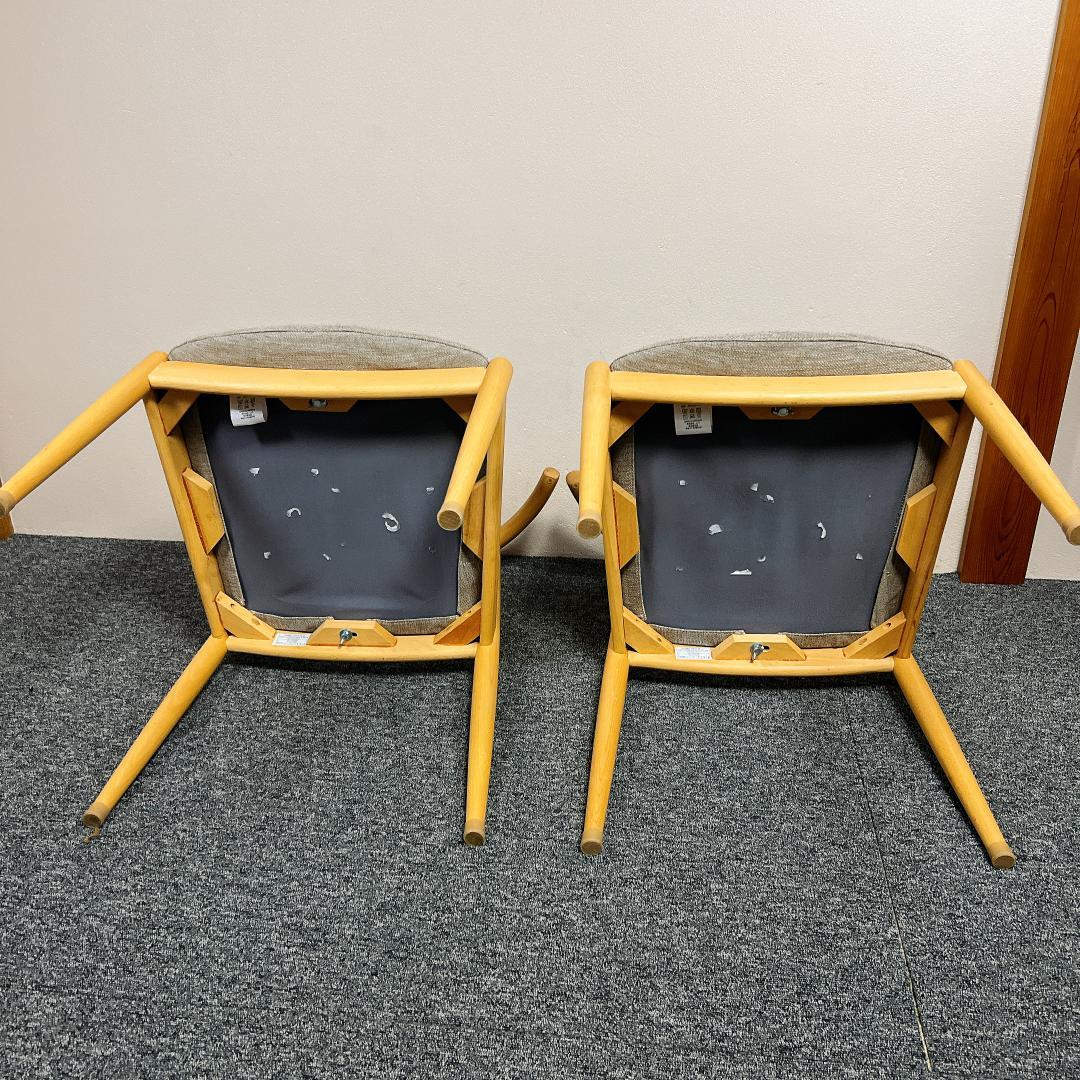 ニトリ ダイニングチェア NコレクションC-01 アームチェア 2脚セット