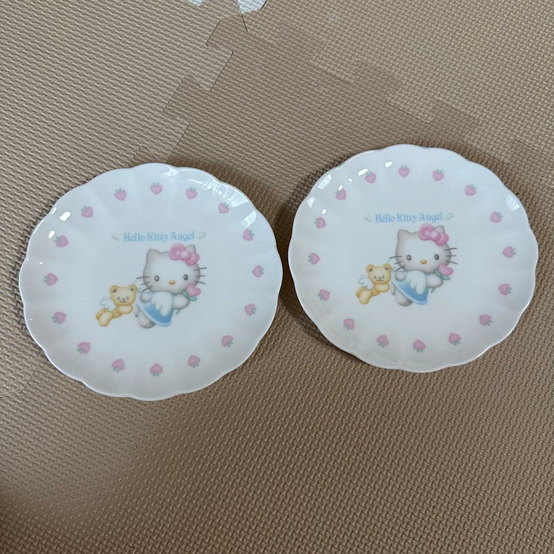 ハローキティ エンジェル 皿 8点セット NIKKO サンリオ 箱シール付き