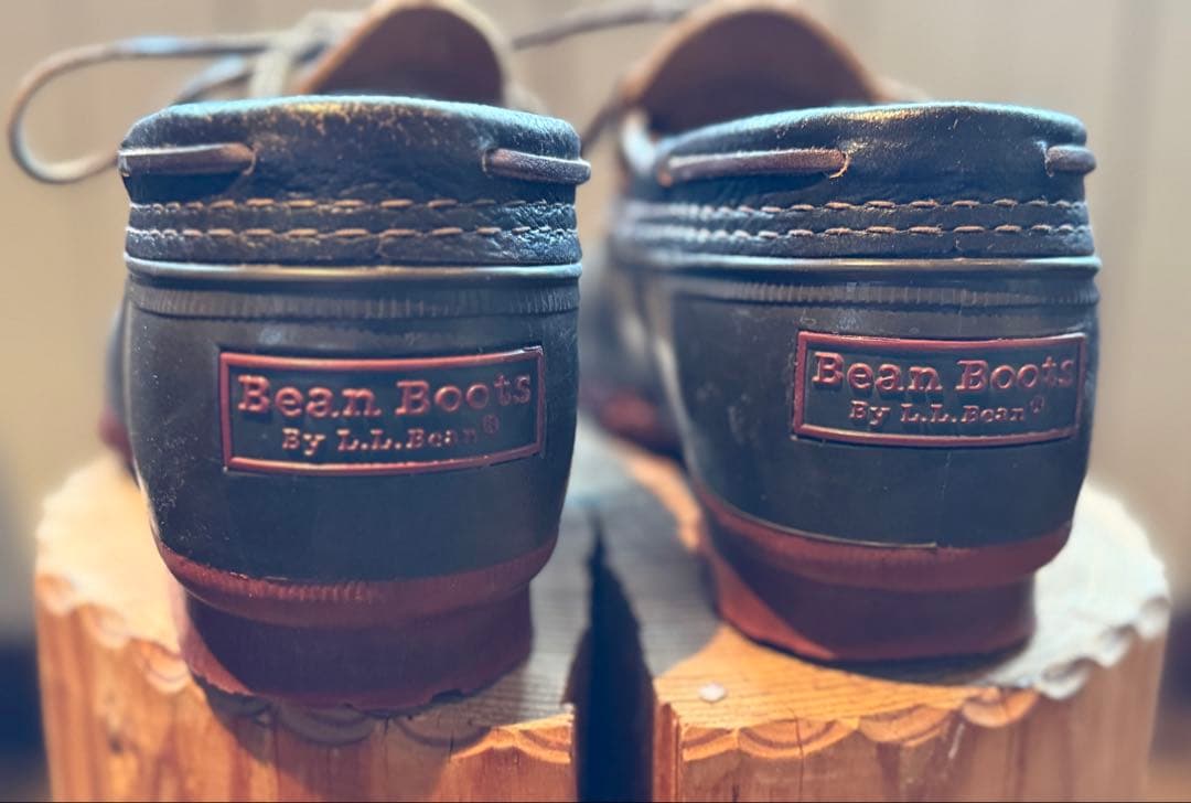 LLbeanビーンブーツ ガッシュー ブラウン レースアップ 赤ソール - 靴