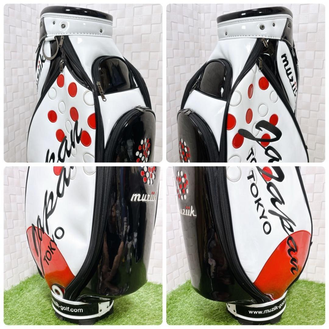 限定品 ムジーク キャディバッグ ジャパンデザイン 9.5インチ カート 3点式
