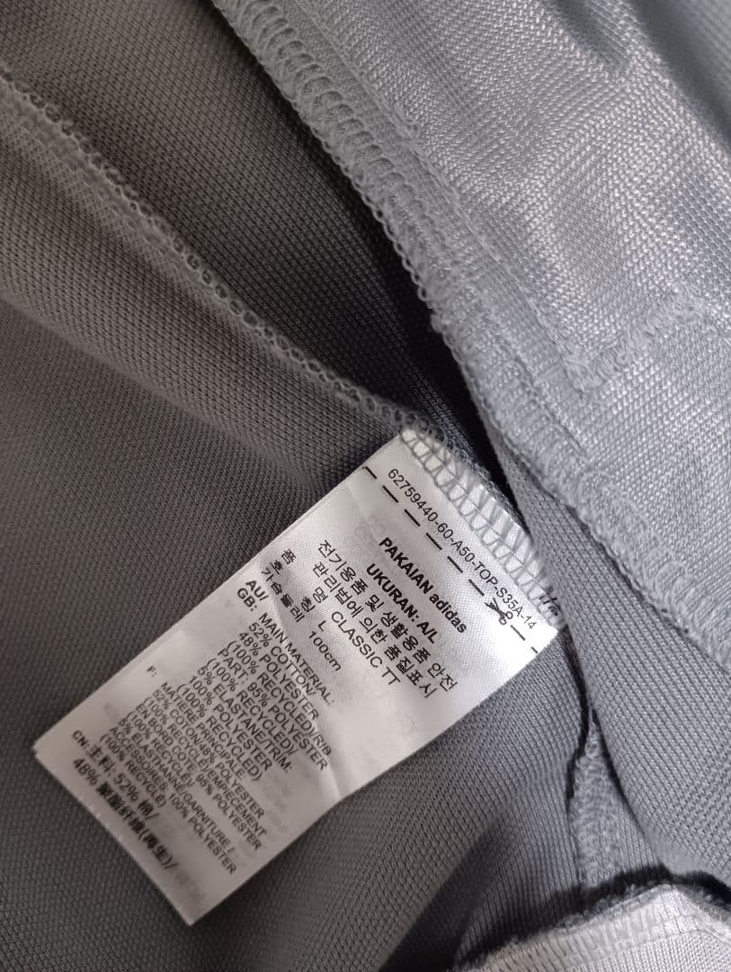 adidas グレー ジャージ ベッケンバウアー XL 美品 JP1226