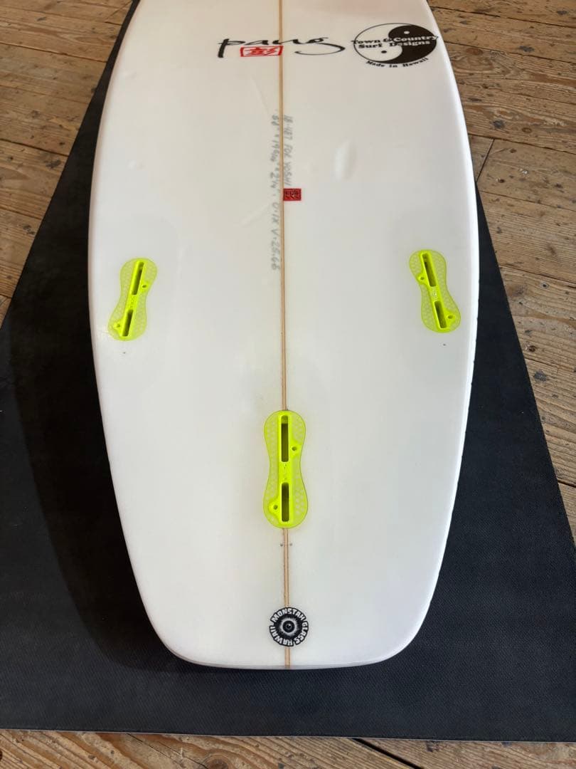 g-pang サーフボード　タウンアンドカントリー　ショートボード　fcs2