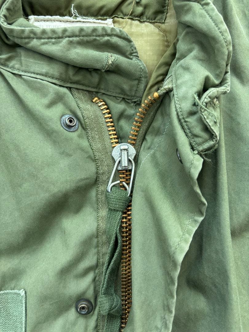 割引有コメント確認実物 USED米軍 M-65フィッシュテール シェルライナー