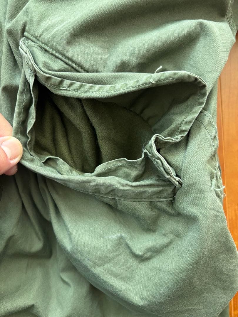 割引有コメント確認実物 USED米軍 M-65フィッシュテール シェルライナー