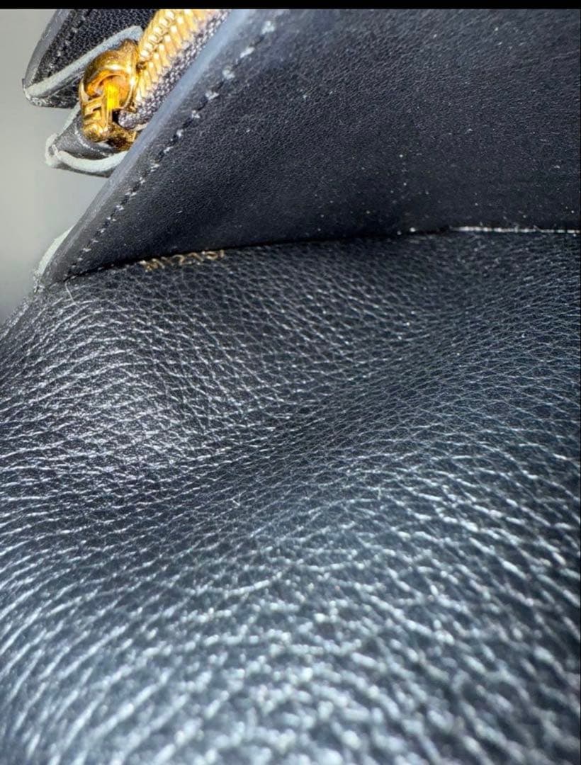 LOUIS VUITTON ルイヴィトン カプシーヌ 長財布 金具 LVロゴ